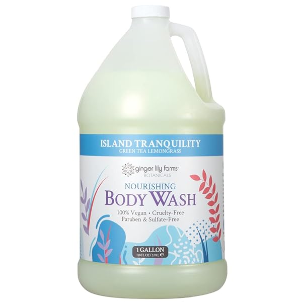 GINGER LILY FARMS BOTANICALS NOURISHING BODY WASH, ISLAND...