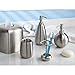 iDesign Nogu Metal Facial Tissue Cover, Container for Bathroom Vanity Countertops, 6.1
