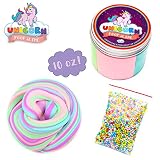 My Playful Kiddos Fluffy Unicorn Poop Slime kit - Unicorn Gifts for Girls - Soft Extra Fluffy Floam Putty Package
