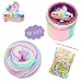 My Playful Kiddos Fluffy Unicorn Poop Slime kit - Unicorn Gifts for Girls - Soft Extra Fluffy Floam Putty Package