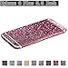 Gravydeals Iphone 6 Plus Screen Decal Rose iPhone 6 Plus/ 6S Plus (5.5 Inch) - Glittering Full Body Bling Luxury Glitter Sparkle Protector Film Sticker Decals Skin Cover Wrap