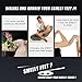 Women's Low Cut Socks,6 Pairs Ankle Socks for Women,Black White Grey Non Slip Cushioned Athletic Short Sock by Sioncy (Black + White + Grey)
