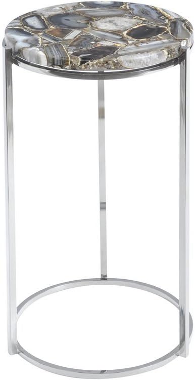 Artisanti Meso Agate Round Side Table