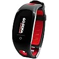 Go-tcha Evolve LED-Touch Wristband Watch for Poke mon Go with Auto Catch and Auto Spin - Black/Red
