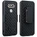 LG V20 Case, Black Swivel Slim Belt Clip Holster Armor Protective Case, Defender Cover with Swivel Locking Belt Clip [Kickstand Feature] for LG V20 (Holster Shell Combo) - Black
