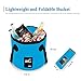 Mrrainbow Collapsible Bucket, Foldable Water Container, 12L Portable Lightweight Pail for Camping,Traveling, Fishing, Gardening,Car Washing, Hiking