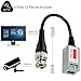 VIMVIP® 6 Pairs (12 Pcs) Mini CCTV BNC Video Balun Transceiver Cable