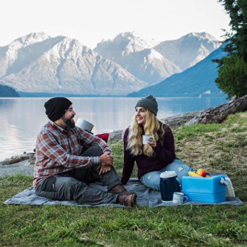 Last Lake Camping Blanket Waterproof, Cozy, Outdoor Blanket Functions