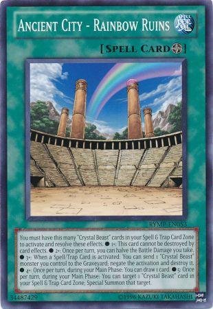 Yu-Gi-Oh! - Ancient City - Rainbow Ruins (RYMP-EN053) - Ra Yellow Mega-Pack - Unlimited Edition - Common