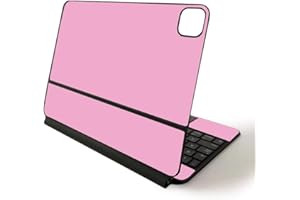 MightySkins Skin for Apple Magic Keyboard for iPad Pro 11-inch (2020) - Solid Pink | Protective, Durable, and Unique Vinyl De