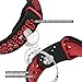 For Fitbit Ionic Sport Bands, bayite Soft Silicone Replacement Band Perforated Breathable Wristband Fashion Strap For Fitbit Ionic Fitness Smart Watch Accessories Black/Red Women Men