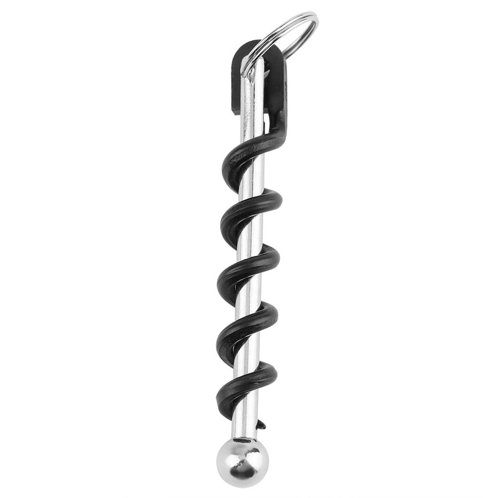 Alvinlite Stainless Steel Mini Wine Opener, 2-in-1 Corkscrew with Keyring, Ergonomic Design, Perfect for Bartenders, Restaurants & Home