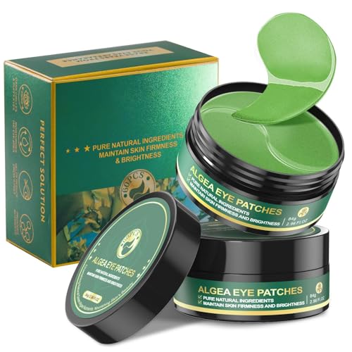 GLAMOUR RAPTURE 120 PCS CHLORELLA EYE PATCHES,COLLAGEN UNDER EYE MASK FOR PUFFY EYES & DARK CIRCLES, COMBAT FINE LINES AND WRINKLES,NON-IRRITATING UNDER EYE PATCHES