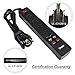 Power Strip, Onete Smart 8 Outlets Socket with 2 Usb Ports and 2 Type C Charge Power Outlet Surge 6 Ft Cord,Type C Charge,Black (ETL UL FCC Certificated)