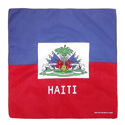 CTM Cotton Haitian Flag Bandana, Haiti