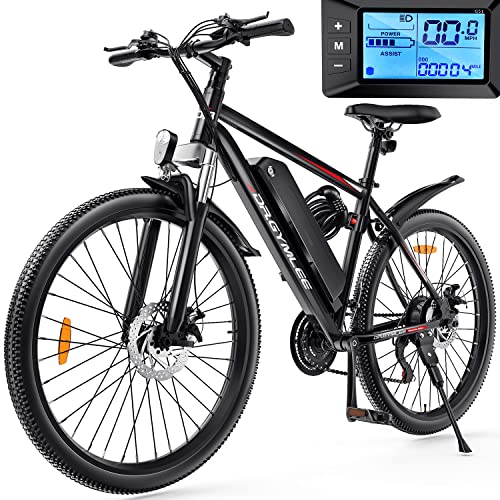 DR.GYMlee 26 Inch Electric Bike for Adults 350W Powerful Motor Mountain