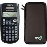 TI 36 X Pro Engineering Scientific Calculator + WYNGS Protective Case Black