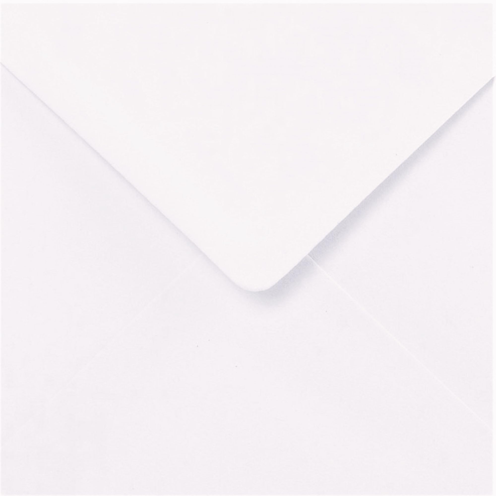 50 White Envelopes Gummed 100gsm. Suitable for Greetings Cards, Birthday, Christmas, Office/Business, Invitations, Letters and Everyday use (6x6 (155x155mm))