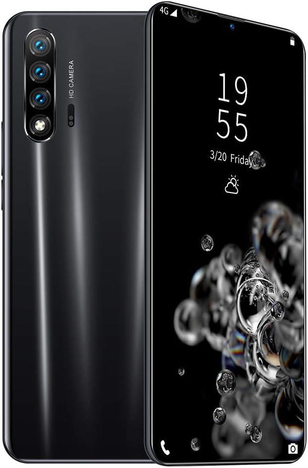 3G Unlocked Android Cell Phone, 6.3inch Waterdrop Screen, Dual SIM, Face ID, 2800mAh Battery, 500W Rear Camera, 1GB RAM+8GB ROM. Expandable 128GB