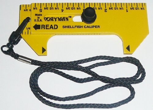 Doryman-Shellfish-Caliper–Floating-Ruler–365-Inch-Yellow Doryman-Shellfish-Caliper–Floating-Ruler–365-Inch-Yellow