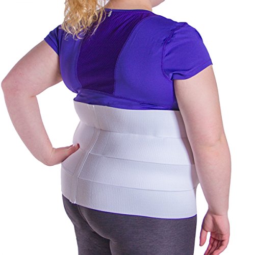BraceAbility Ultra Plus Size Abdominal Tummy Wrap Compression Girdle