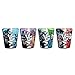 Silver Buffalo BN031SG9 DC Comics Batman vs Villains Mini Glass Set, 4-Pack