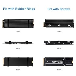 ELUTENG M.2 SSD Heatsink for PS5 / PC Easy