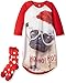 Petit Lem Girls' Big Holiday Pug Nightgown and Socks
