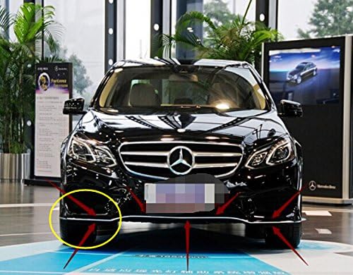 SPLAUTO Right Side Front Bumper Chrome Trim Molding for Mercedes-Benz W212 E-Class