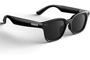 Rokid Ai Glasses Style Ultra-Light Smart Sunglasses with ChatGPT 5.2, Real-Time Translation no Display&amp;12MP First-Person Camera, Open-Ear Audio, IPX4 UV400 for Cycling, Hiking &amp; Outdoor Vlogging3.8 out of 5 stars 72 offers from $299.00