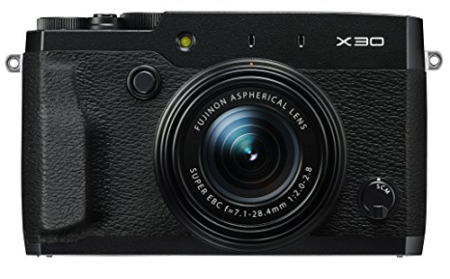 Fujifilm X30 Appareil Ultracompact Numérique Wifi Expert, 12,3 Mpix X-Trans II (2/3"), Zoom 4x (25-100mm) F1.8-4.9, AF à Détection de Phase, Noir - Image 2