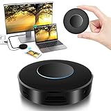 WIFI Display Dongle, Elegant Choise WiFi Wireless with Light Effect HDMI 1080P Full HD + AV Dual Output Display Receiver Support DLNA Airplay Miracast for iPhone / IOS /Android