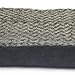 Furhaven Ultra Plush Curly Faux Fur & Suede Mattress Egg Crate Orthopedic Foam Dog Bed - Gray, Small