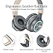Bluetooth Headphones Over Ear, Wireless Headsets with Cool 7 Color LED Light, 20H Playtime， Foldable Adjustable HiFi Stereo with Hd Mic, Wired/Wireless/TF Headphone for Cellphone PC TVthumb 4