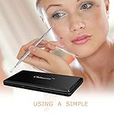 Blackhead Remover, Chimocee 6PCS Pimple Comedone Extractor Tool, Blackhead Whitehead Blemish and Splinter Best Acne Zit Removal Tool for Risk Free Nose Face, A Gift Box with Mirror