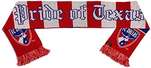 MLS FC Dallas Pride of Texas Scarf, Red, One Size