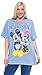Disney Women's Plus Size T-Shirt Mickey Minnie Mouse Glasses Print (Blue, 2X)