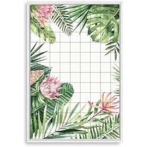 Framed Canvas Home Artwork Decoration Nordic Style Plant Canvas Wall Art for Living Room, Bedroom - 16x24 inches