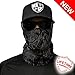 SA Company Face Shield™ Micro Fiber Protect from Wind, Dirt and Bugs. Worn as Balaclava, Neck Gaiter, Head Band for Hunting, Fishing, Boating, Cycling, Paintball and Salt Lovers-Blackout Forest Camo