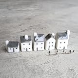 East of India Porcelain Mini Houses Gift Boxed Thinking of You view 2