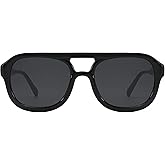 Retro Aviator Sunglasses for Women Men Trendy Square Pilot Shades 70s Vintage Sun Glasses