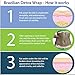 Detox Body Wrap for Weight Loss – Brazilian Silky n' Slim Volcanic Clay Organic Body Wrap Home Spa Treatment. Reduce Cellulite, Psoriases & Stretch Marks (8 Applications) will Heal You from the Inside Out.
