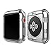 Apple Watch Series 3 Case 38mm 42mm, [Updated] Alritz Soft Slim TPU Protective Case Flexible Anti-Scratch Bumper Cover for Apple Watch Series 1/2/3 (2 Crystal Clear, 42mm)