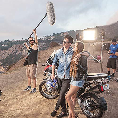 Handheld Mic Windshield Suspension System, BOYA BY-WS1000 Shotgun Microphone Blimps with XLR Cable for 20-22mm Diameter Shotgun Microphones for Canon Nikon Sony DSLR Camcorder Recorder - Thumbnail 2