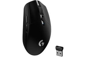 logitech G305 Lightspeed Wireless Gaming Mouse, Black (Renewed)