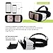 EpochAir 3D Virtual Reality Headset, VR goggles with built in Bluetooth, watch 3D movies, Virtual Reality Games, iPhone, Samsung, IOS, Android Compatible, 3.5-5.5 inch Smartphones