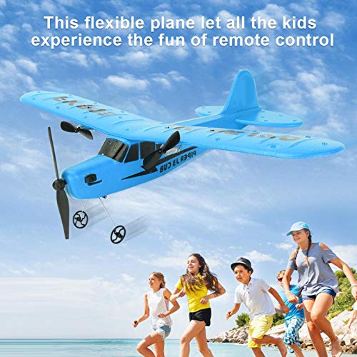 RC-Flugzeug 2,4 GHz 2-Kanal Fernbedienungsflugzeug Einfach und Flugbereit Langlebiges EPP Schaum RC-Flugzeug für Kinder… – Bild 3