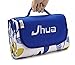 Jhua Picnic Blanket Waterproof, Large Camping Mat 57 x 79 Inch, Beach Mat Sand Proof , Lightweight, Folding, Clean Easily for Outdoor, Park, Picnics