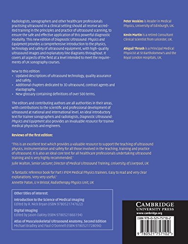 Diagnostic Ultrasound: Physics And Equipment (Cambridge Medicine (Paperback))