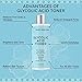 Glycolic Acid Toner 8% for Face (8 oz). Best Exfoliating Facial Peel for Anti-Aging & Acne. Alcohol-free Daily Makeup Removing Toning Solution with AHA & Rosemary Extract by Simplified Skinthumb 3